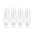 Zodax Villa Stemless Champagne Flutes - Set of 4 | Drinkware | Modishstore-2