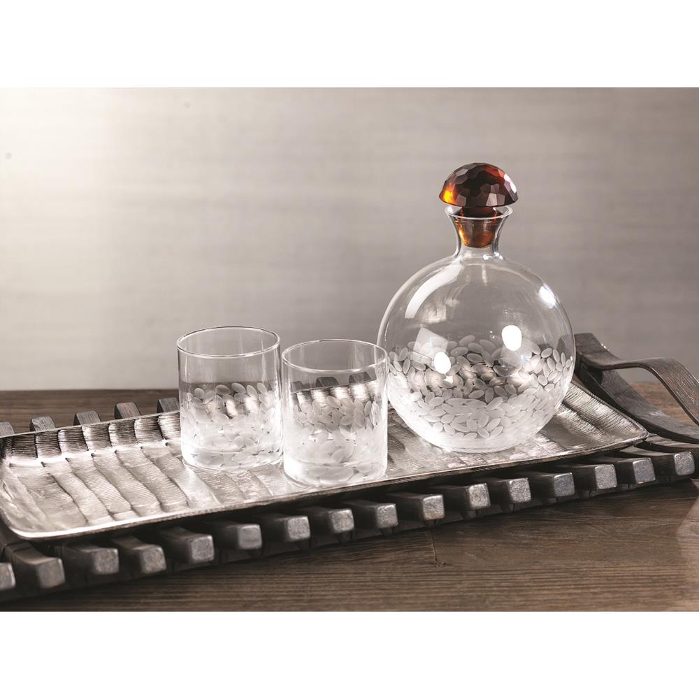 Zodax Villa Rock Glasses - Set of 8 | Drinkware | Modishstore