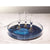 Zodax 18-Inch Diameter Deep Blue Agate Round Tray | Trays | Modishstore