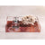 Zodax Orange Agate Rectangular Tray | Trays | Modishstore