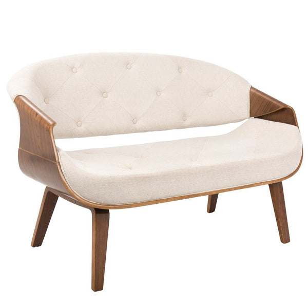 LumiSource Curvo Settee | Modishstore | Loveseats