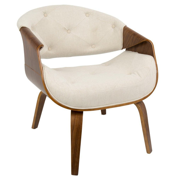 LumiSource Curvo Tufted Chair | Modishstore | Accent Chairs
