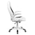 Flash Furniture High Back White Leather Executive Swivel Office Chair With Flip-Up Arms | Office Chairs | Modishstore-4