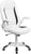 Flash Furniture High Back White Leather Executive Swivel Office Chair With Flip-Up Arms | Office Chairs | Modishstore