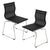 LumiSource Mirage Stackable Dining Chair Set Of 2 | Modishstore | Dining Chairs