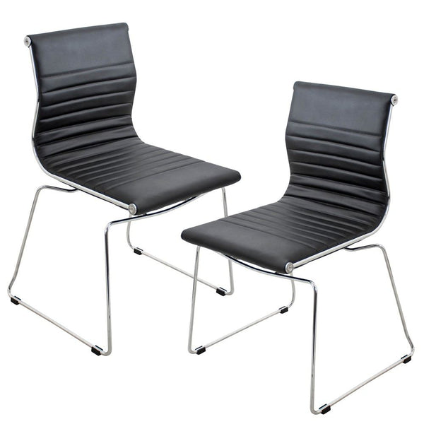 LumiSource Master Stackable Chair - Set of 2 | Modishstore | Accent Chairs