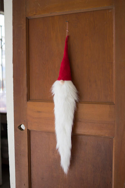 Kalalou Long Felt Santa Door Hanger (Set of 4) | Modishstore | Holiday