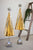 Kalalou Set Of 2 Folded Gold Metal Trees With Silver Star | Modishstore | Holiday