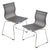 LumiSource Mirage Stackable Dining Chair Set Of 2
