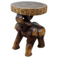 Haussmann Chang End Table 15" Dia - Walnut | End Tables | Modishstore-4