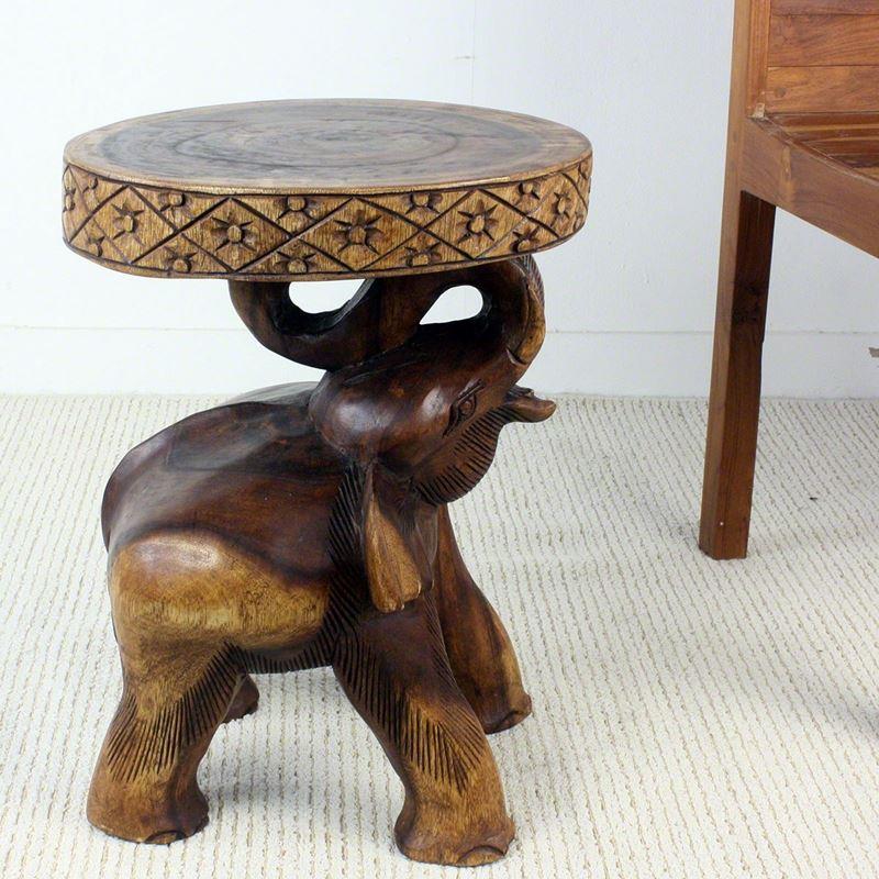 Haussmann Chang End Table 15" Dia - Walnut | End Tables | Modishstore-2