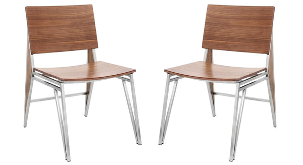 LumiSource Pair of Tetra Dining Chairs