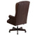 Flash Furniture CI-360-BRN-GG High Back Traditional Tufted Brown Leather Executive Swivel Office Chair | Office Chairs | Modishstore-3