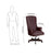 Flash Furniture CI-360-BY-GG High Back Traditional Tufted Burgundy Leather Executive Swivel Office Chair | Office Chairs | Modishstore-5