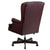 Flash Furniture CI-J600-BY-GG High Back Traditional Tufted Burgundy Leather Executive Swivel Office Chair | Office Chairs | Modishstore-3