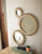 Kalalou Set Of 3 Wooden Gears Mirrors | Modishstore | Mirrors