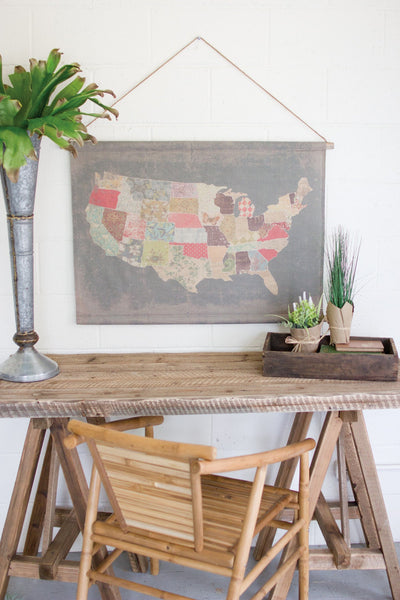 Kalalou Banner - USA - Set Of 2 | Modishstore | Wall Art