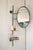 Kalalou Adjustable Round Mirror With Basket And Shelf | Modishstore | Mirrors