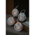 Kalalou  White Willow Lantern With Glass Insert - Set Of 4-2