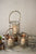 Kalalou Set Of 3 Grey Willow Lanterns With Glass | Modishstore | Lanterns