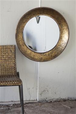 Kalalou Round Metal Mirror-3