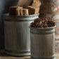 Vagabond Vintage Metal Ribbed Dolly Risers - Set of 3 | Modishstore | Bins, Baskets & Buckets-2