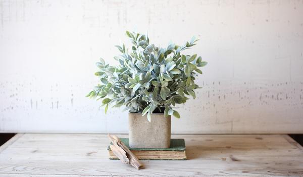 Kalalou Artificial Sage Bush In A Square Pot-2