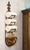 Kalalou Rustic Towel Rack With Bracket | Modishstore | Wall Shelf