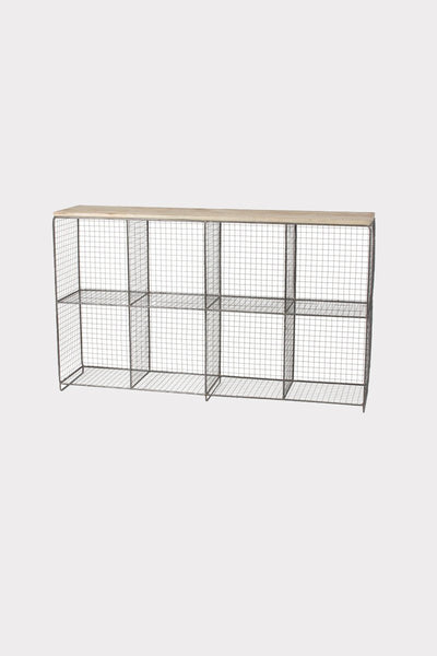 Kalalou Cubby Console With Wooden Top-3