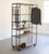 Kalalou Rolling Closet On Metal Casters | Modishstore | Shelves & Shelving Units