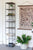 Kalalou Wood And Metal Storage Tower With Canvas Sling Shelf | Modishstore | Shelves & Shelving Units