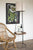 Kalalou Side Table Floor Lamp With Canvas Shade | Modishstore | Floor Lamps