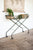 Kalalou Rolling Metal Basket Console | Modishstore | Console Tables