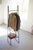 Kalalou A Frame Metal Rack With Lower Wood Shelf | Modishstore | Shelves & Shelving Units