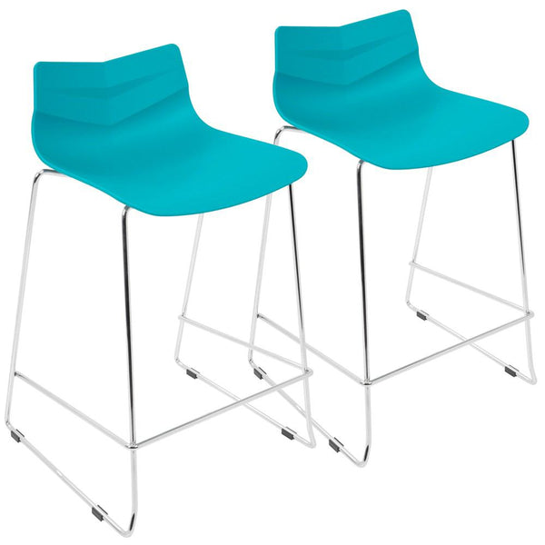 LumiSource Arrow Counter Stool - Set of 2-3