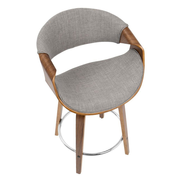 LumiSource Curvini Counter Stool-16