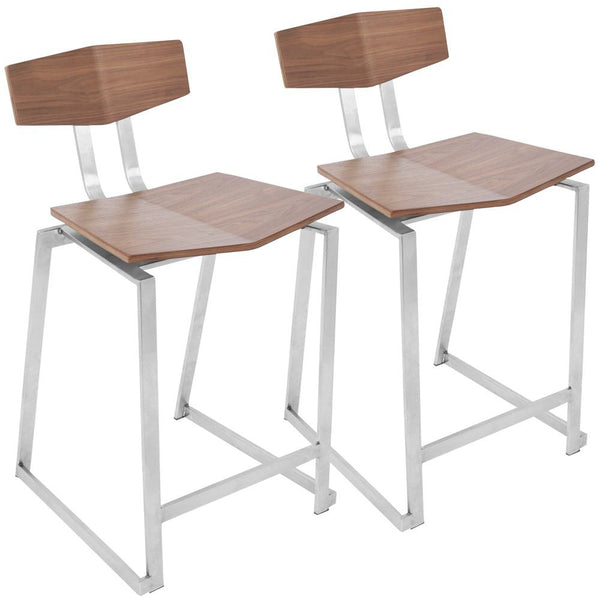 LumiSource Flight Counter Stool - Set of 2-9