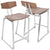 LumiSource Flight Counter Stool - Set of 2 | Modishstore | Bar Stools