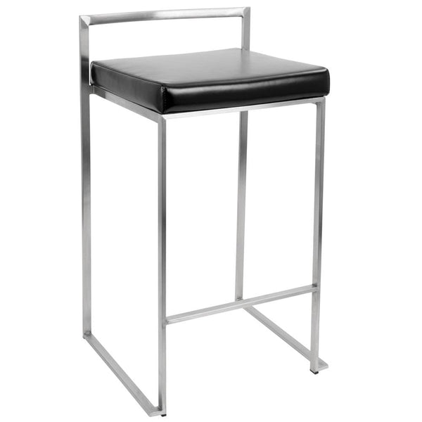 LumiSource Fuji Stacker Counter Stool Set of 2-8