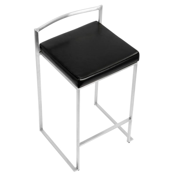 LumiSource Fuji Stacker Counter Stool Set of 2-4