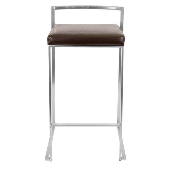 LumiSource Fuji Stacker Counter Stool Set of 2-14