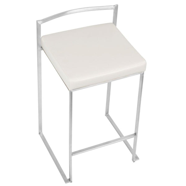 LumiSource Fuji Stacker Counter Stool Set of 2-25