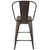 LumiSource Oregon High Back Counter Stool - Set of 2-5