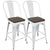 LumiSource Oregon High Back Counter Stool - Set of 2-8