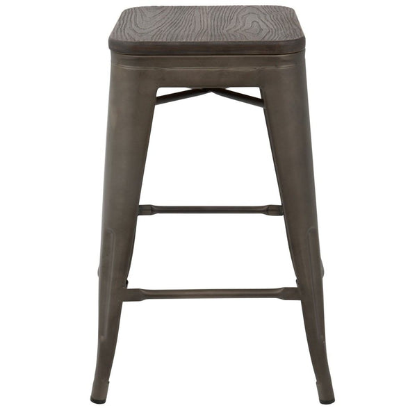 LumiSource Oregon Counter Stool - Set of 2-7
