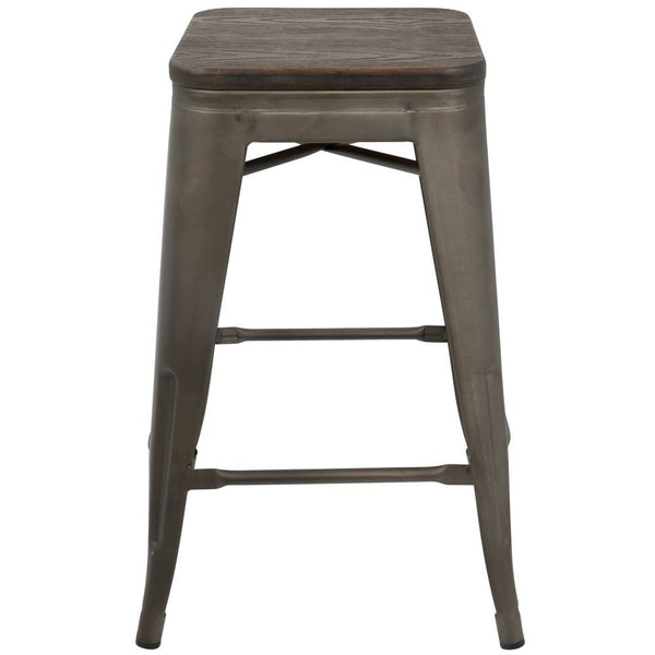 LumiSource Oregon Counter Stool - Set of 2-5