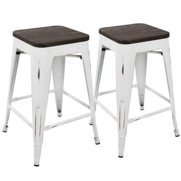 LumiSource Oregon Counter Stool - Set of 2-14