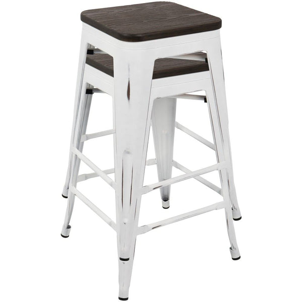 LumiSource Oregon Counter Stool - Set of 2-15