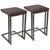 LumiSource Roman Counter Stools - Set of 2 | Modishstore | Bar Stools