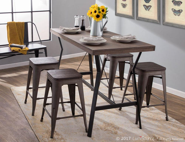 LumiSource Wishbone Counter Table-7